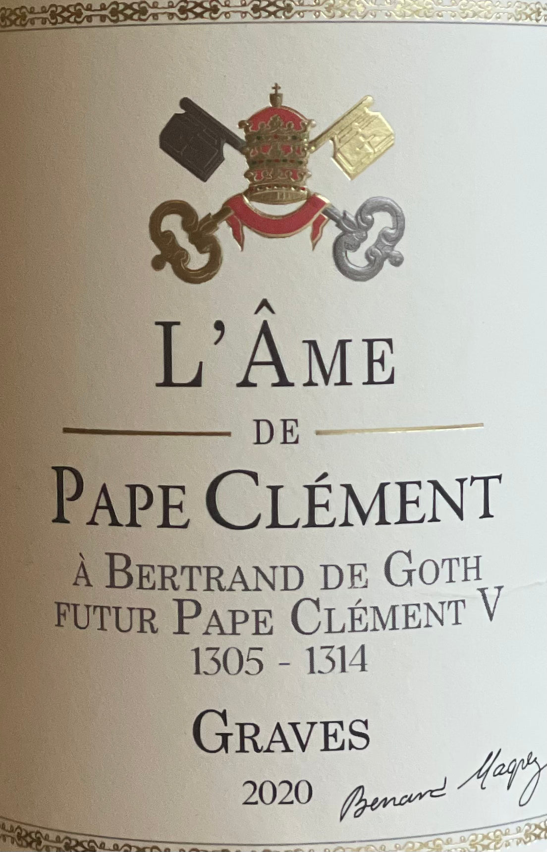 Bernard Magrez 'L'Ame de Pape Clement' - Graves