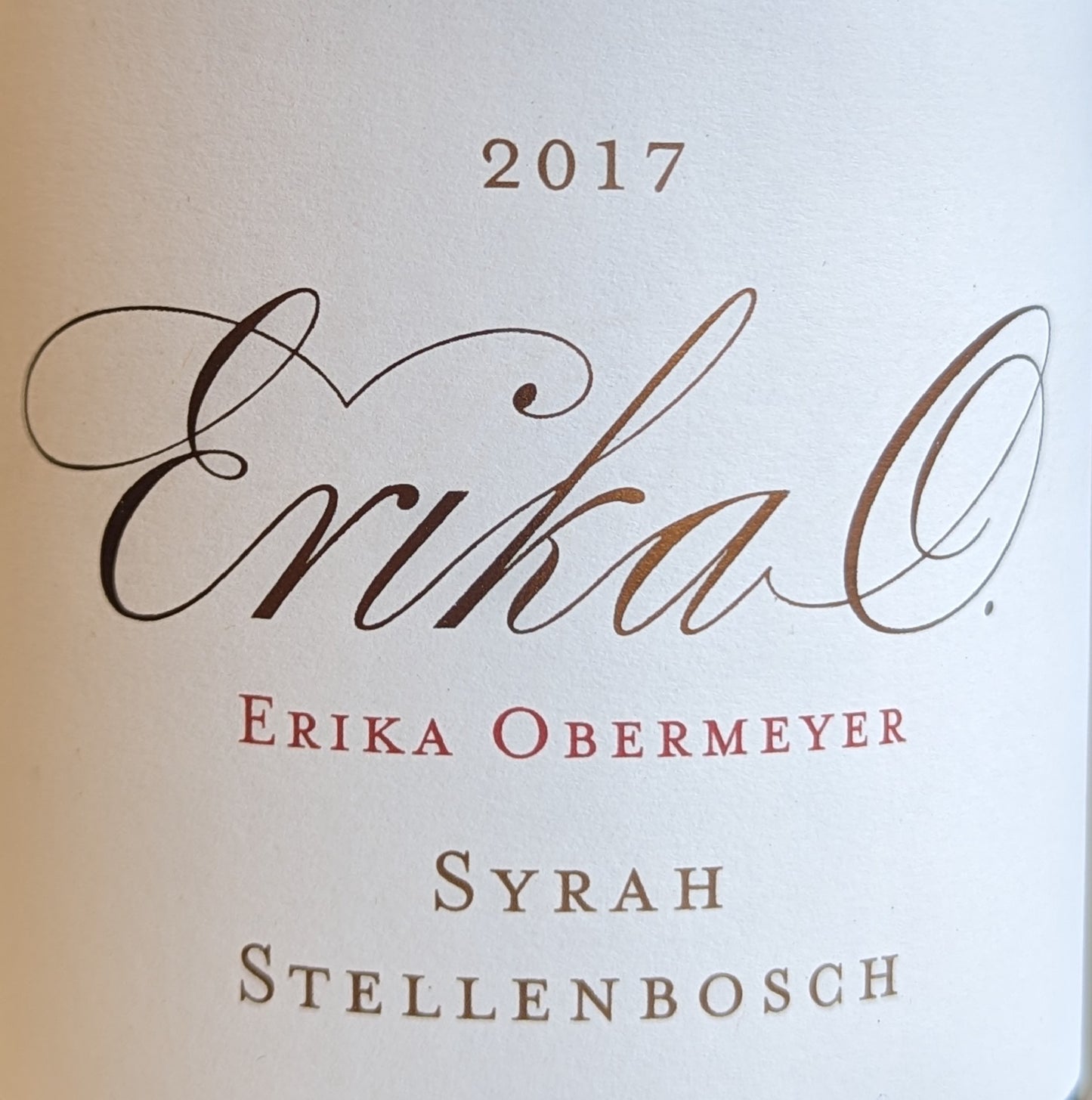Erika O - Syrah