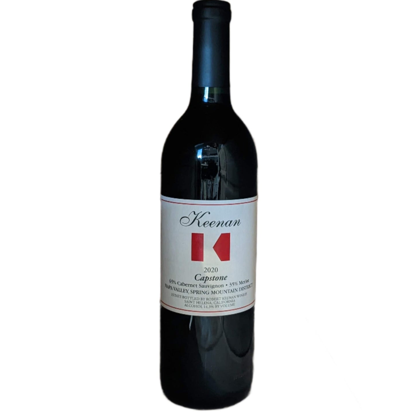 Front of Bottle: 2020 Keenan 'Capstone' - Red Blend from Napa, California