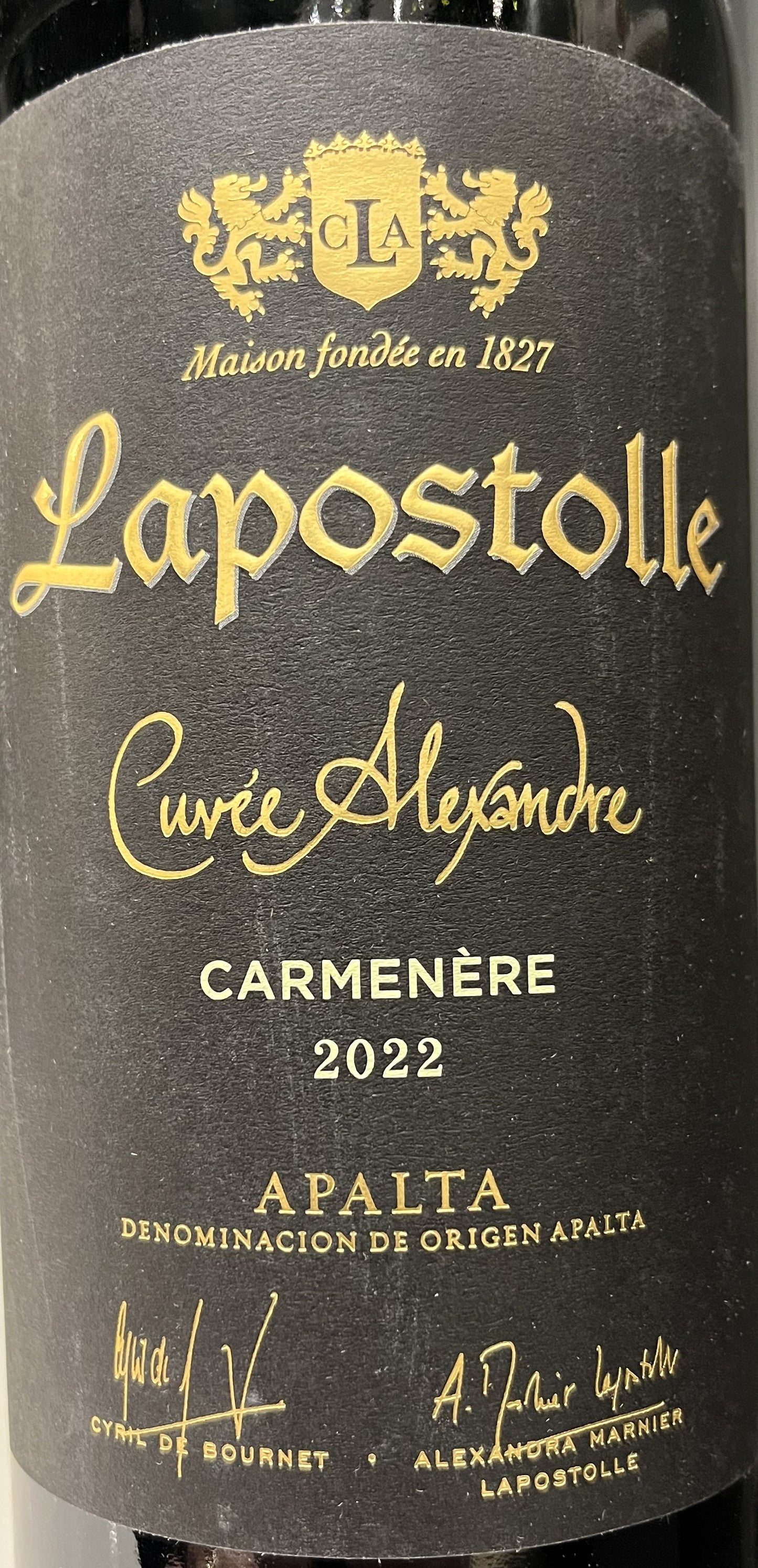 Lapostolle "Cuvee Alexandre" - Carmenere