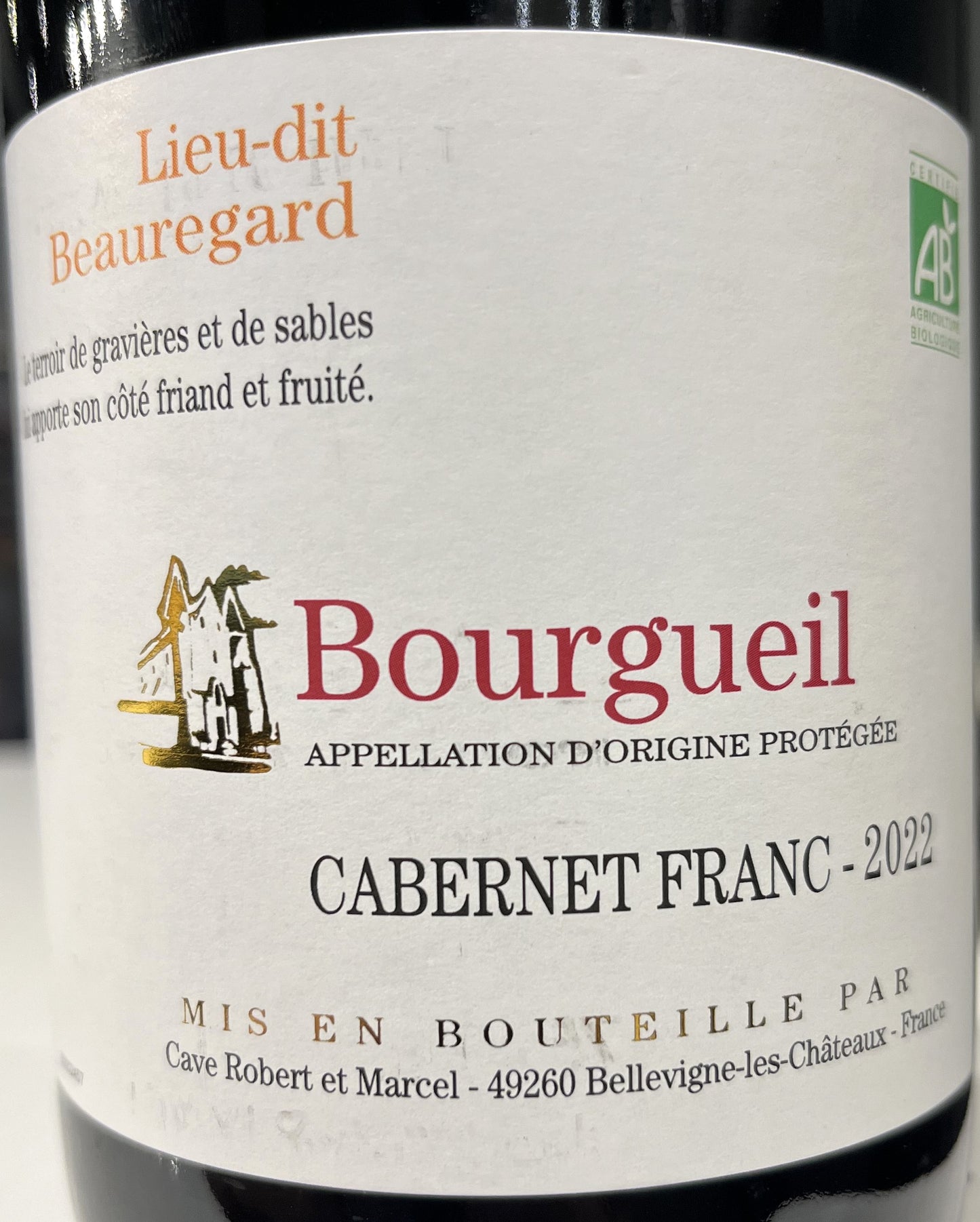 Cave de Saumur 'Lieu-dit Beauregard' - Bourgueil