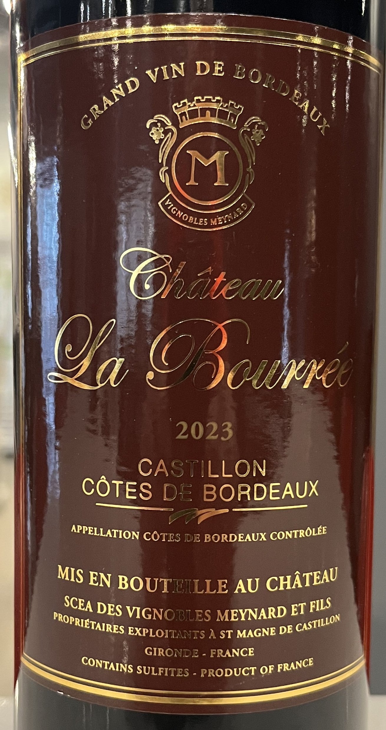 Chateau La Bourree - Bordeaux Rouge