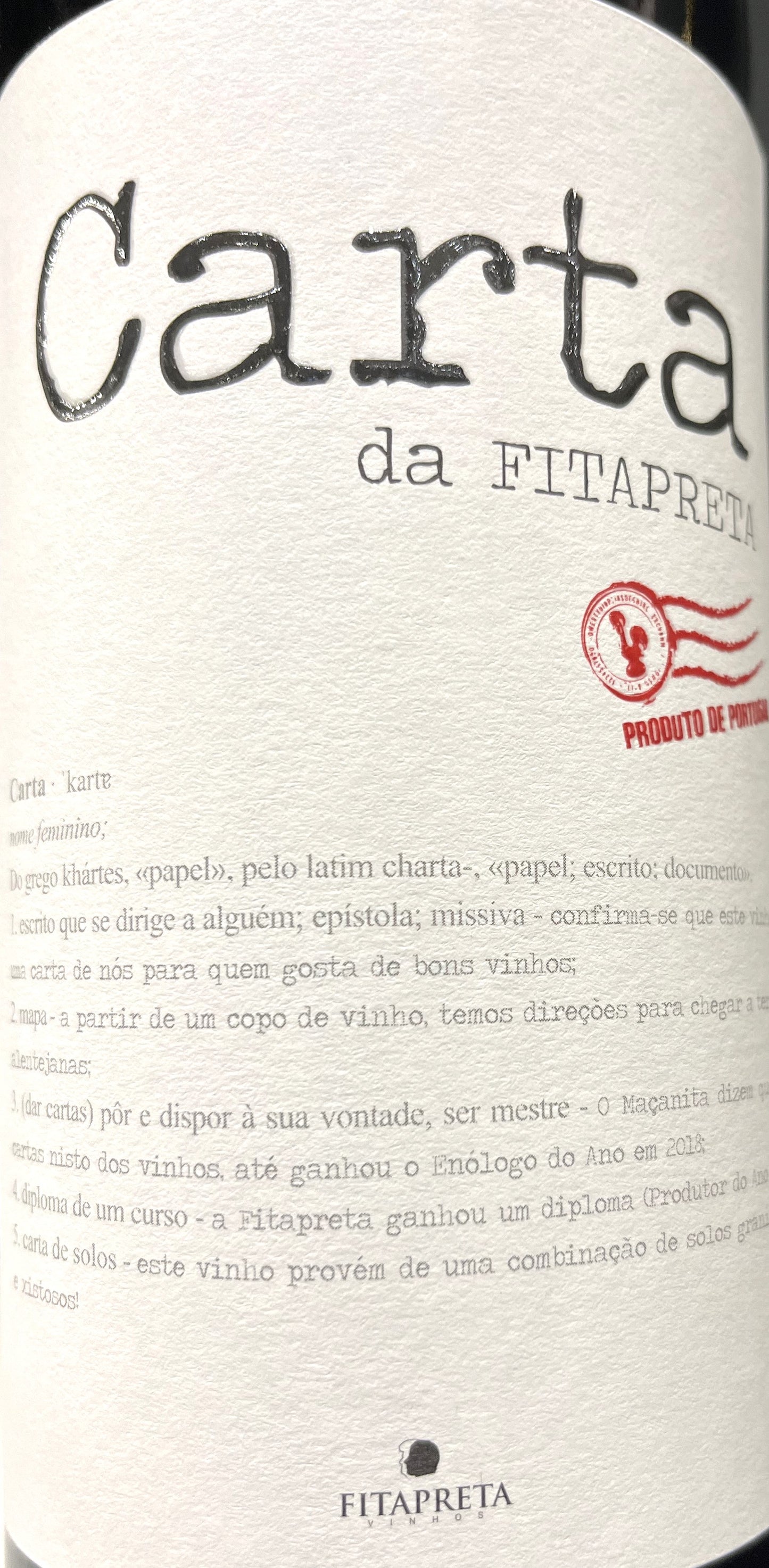 Carta 'da Fitapreta' Tinto