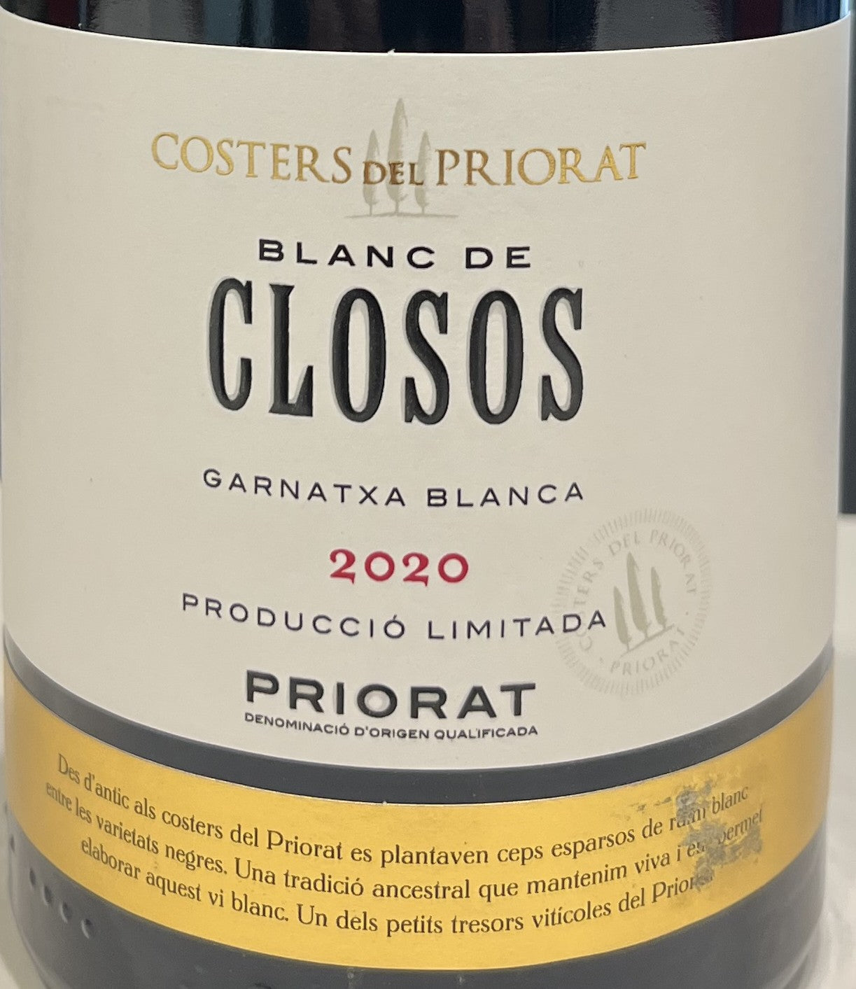 Costers del Priorat "Blanc de Closos" - Garnacha Blanca