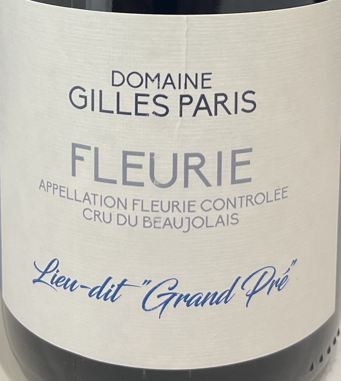 Domaine Gilles Paris 'Grand Pre' - Fleurie