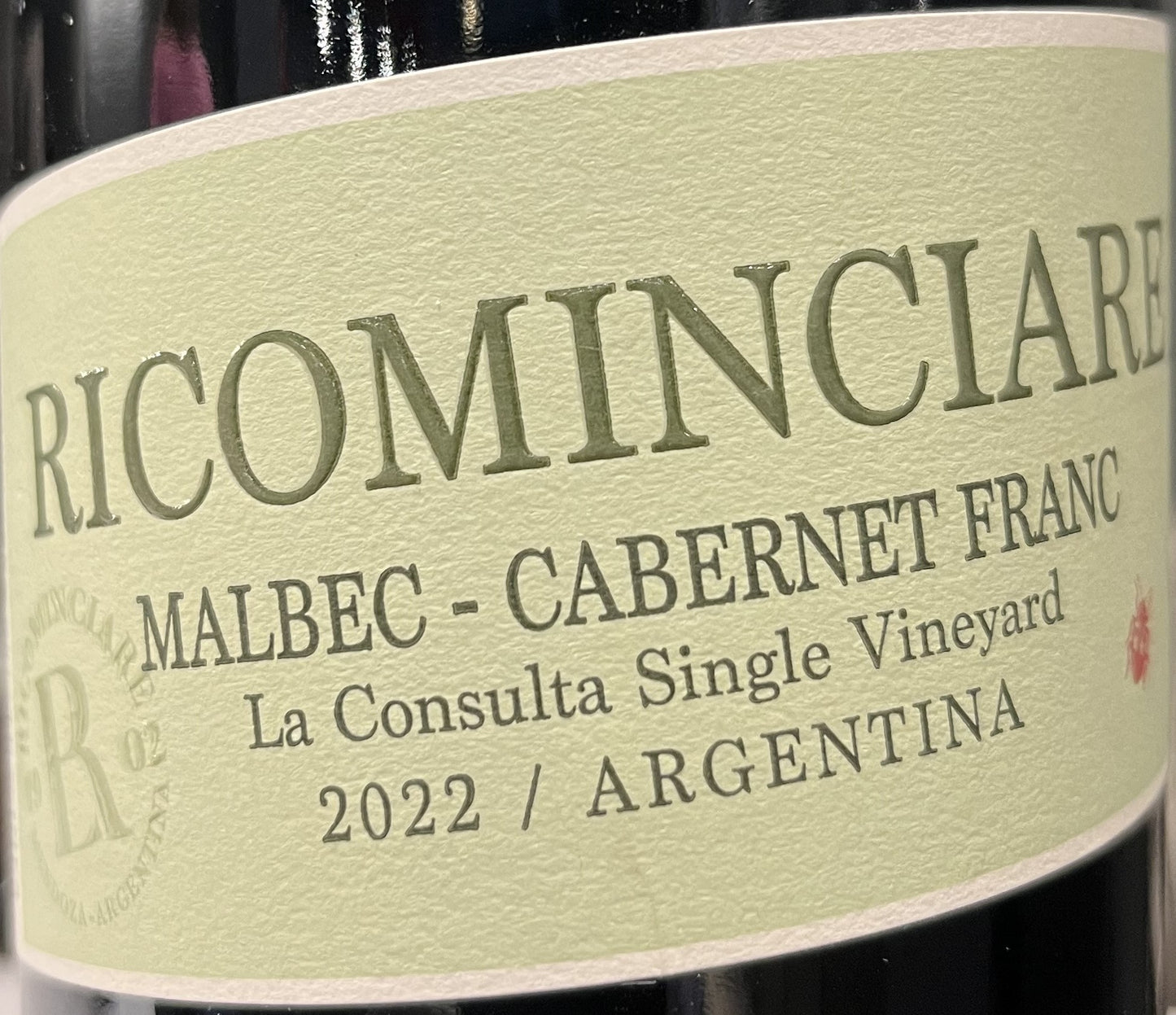 Ricominciare 'La Consulta Single Vineyard' - Red Blend