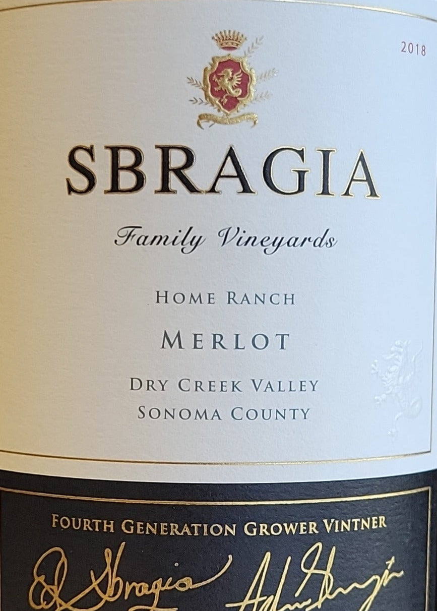 Sbragia 'Home Ranch' - Merlot