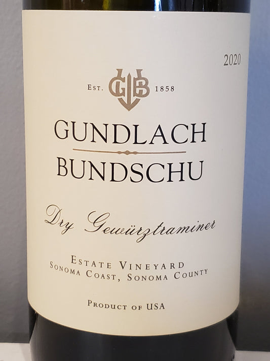 Gundlach Bundschu Dry Gewurztraminer