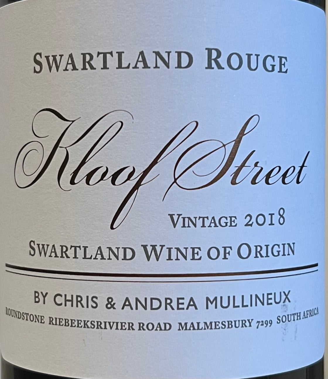 Mullineux 'Kloof Street' - Red Blend