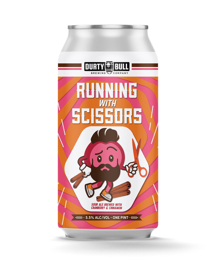 Durty Bull 'Running With Scissors' - Sour Ale w/ cranberry and cinnamon - 4 pk