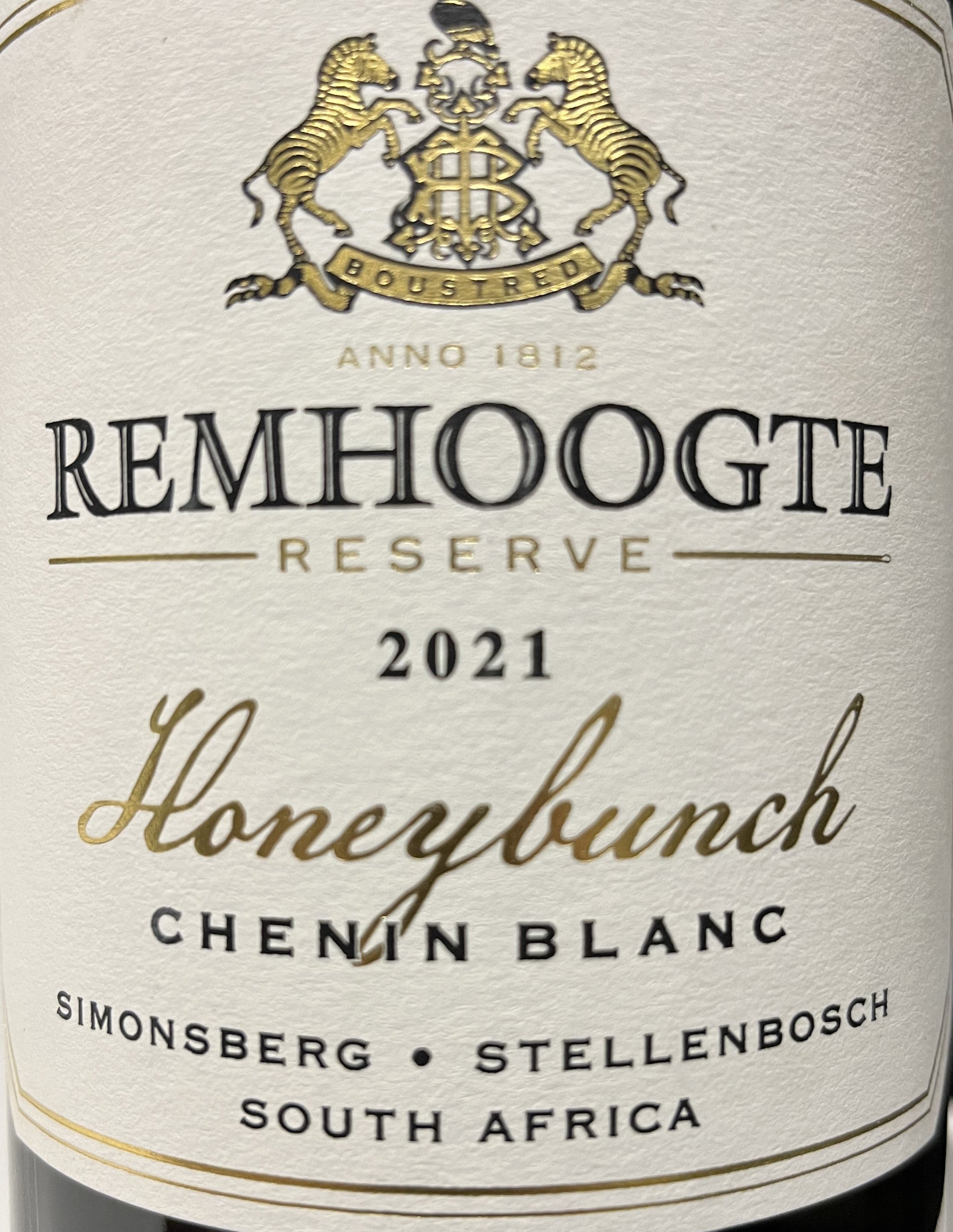 Remhoogte 'Honeybunch' - Chenin Blanc – The Wine Feed