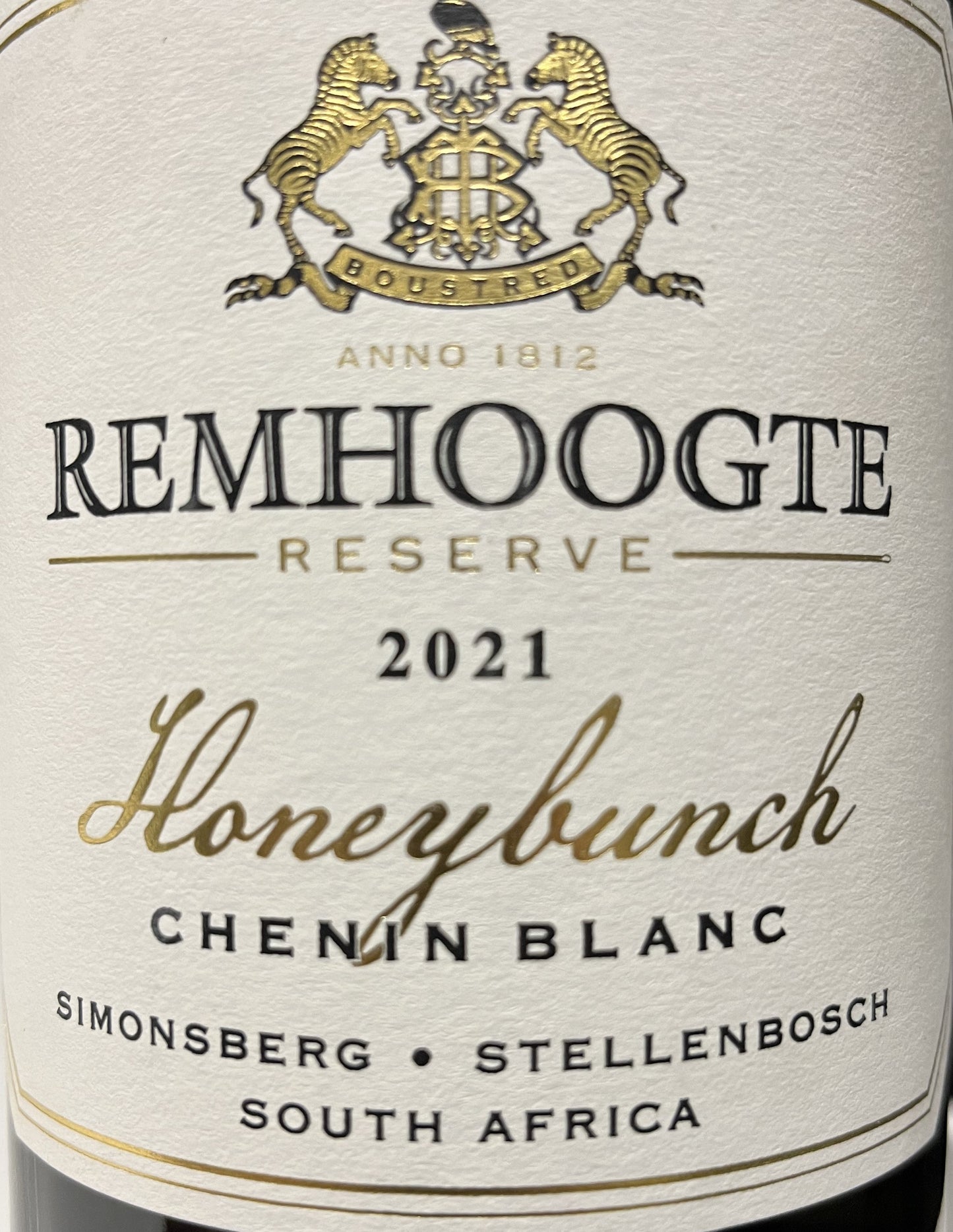 Remhoogte 'Honeybunch' - Chenin Blanc