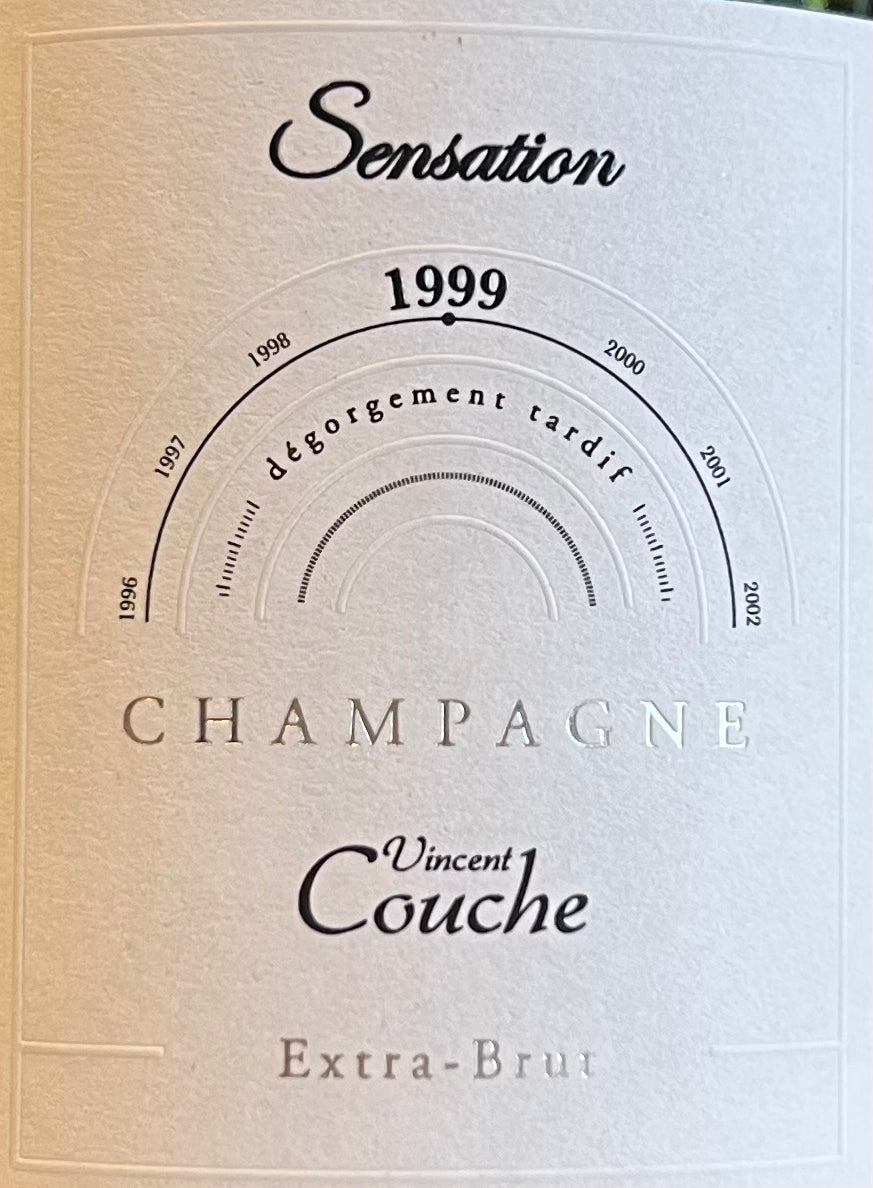 Vincent Couche 'Sensation' - Degorgement Tardif Extra Brut - 1999