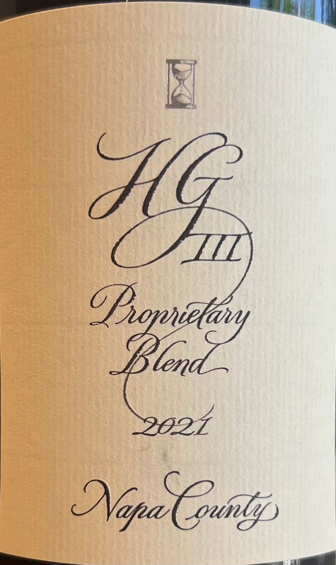Hourglass 'HGIII' - Red Blend