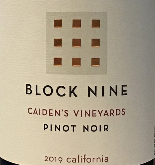 Block Nine 'Caiden's Vineyard' - Pinot Noir