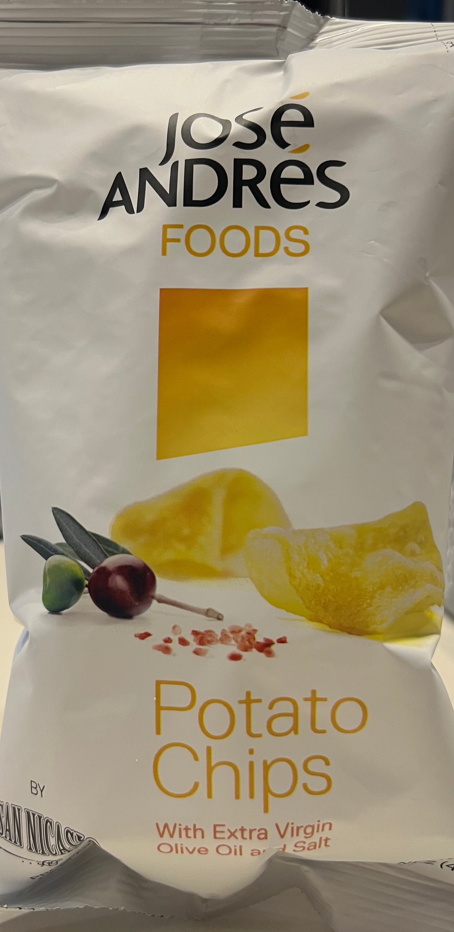 Jose Andres Potato Chips with EVOO and Sea Salt
