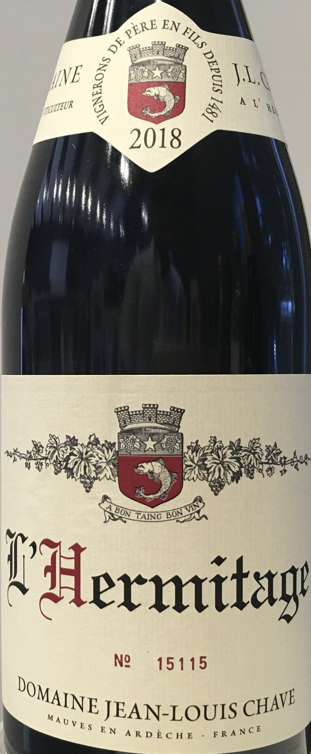Jean-Louis Chave - L'Hermitage - Rouge