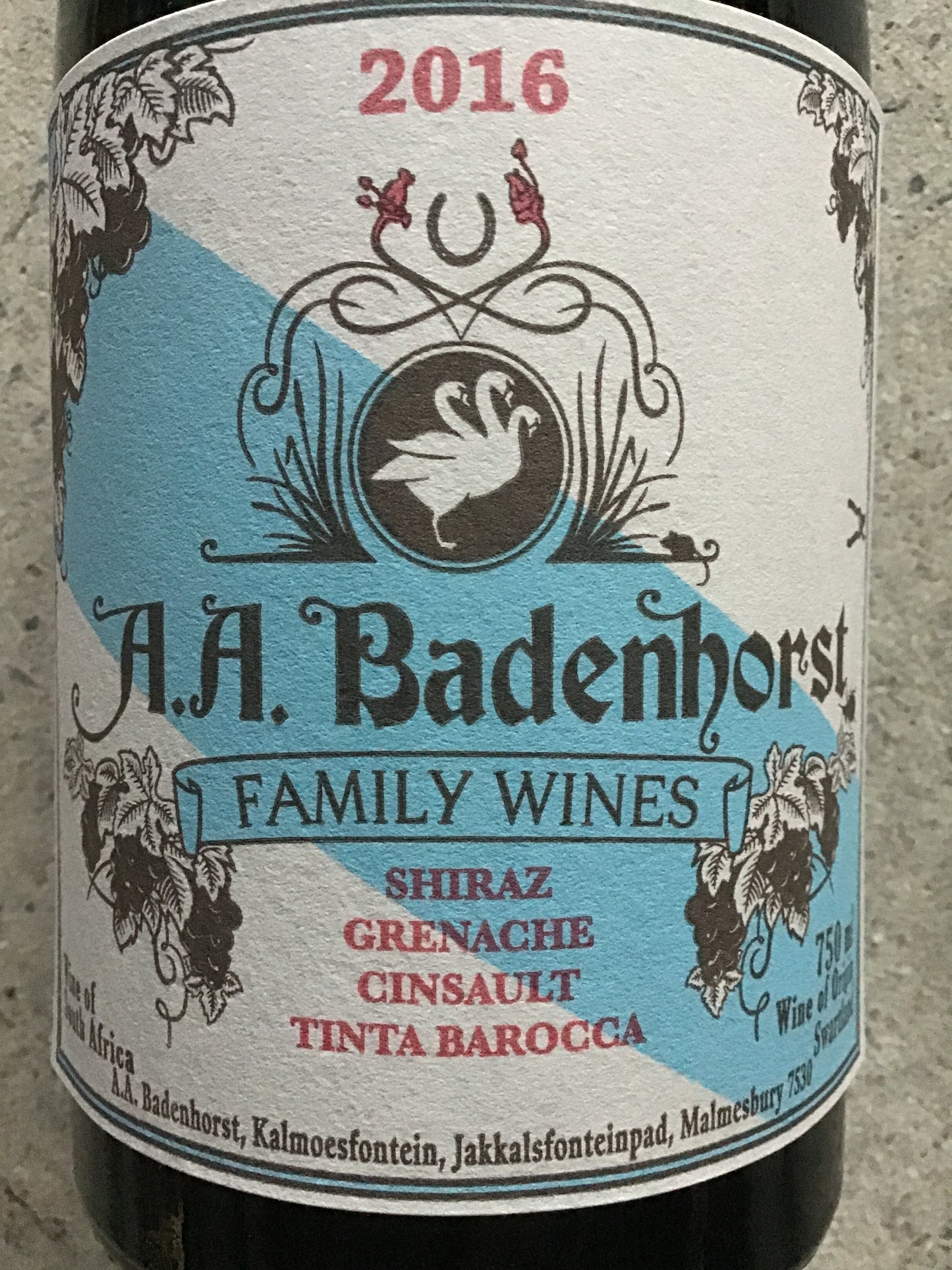 A.A. Badenhorst - Family Red Blend - Swartland