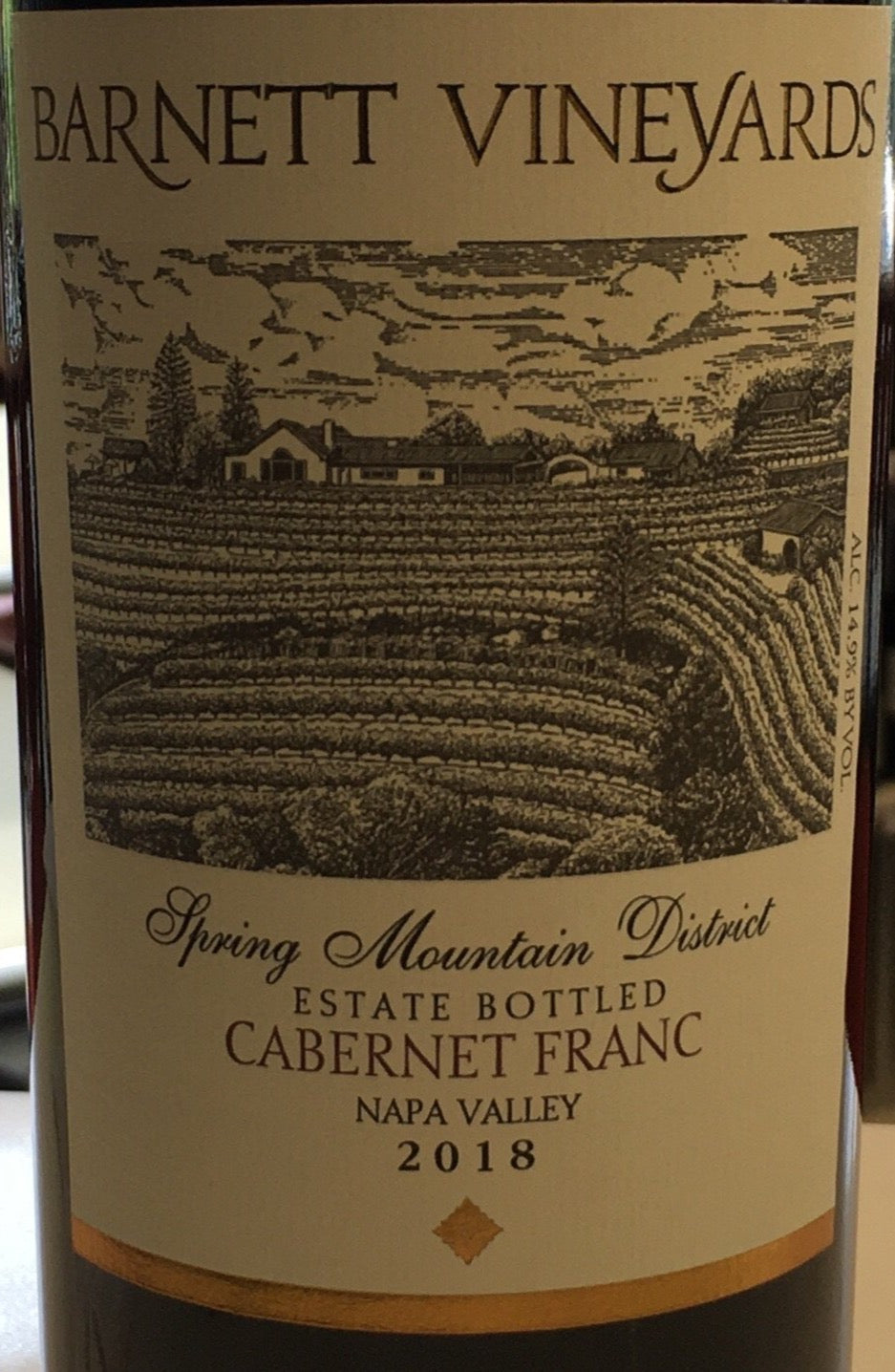 Barnett - Spring Mountain - 2018 Cabernet Franc