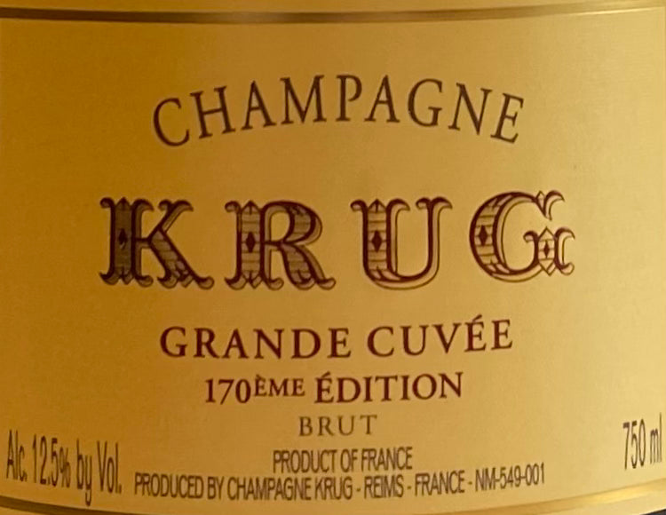 Krug Grande Cuvee 170th Edition