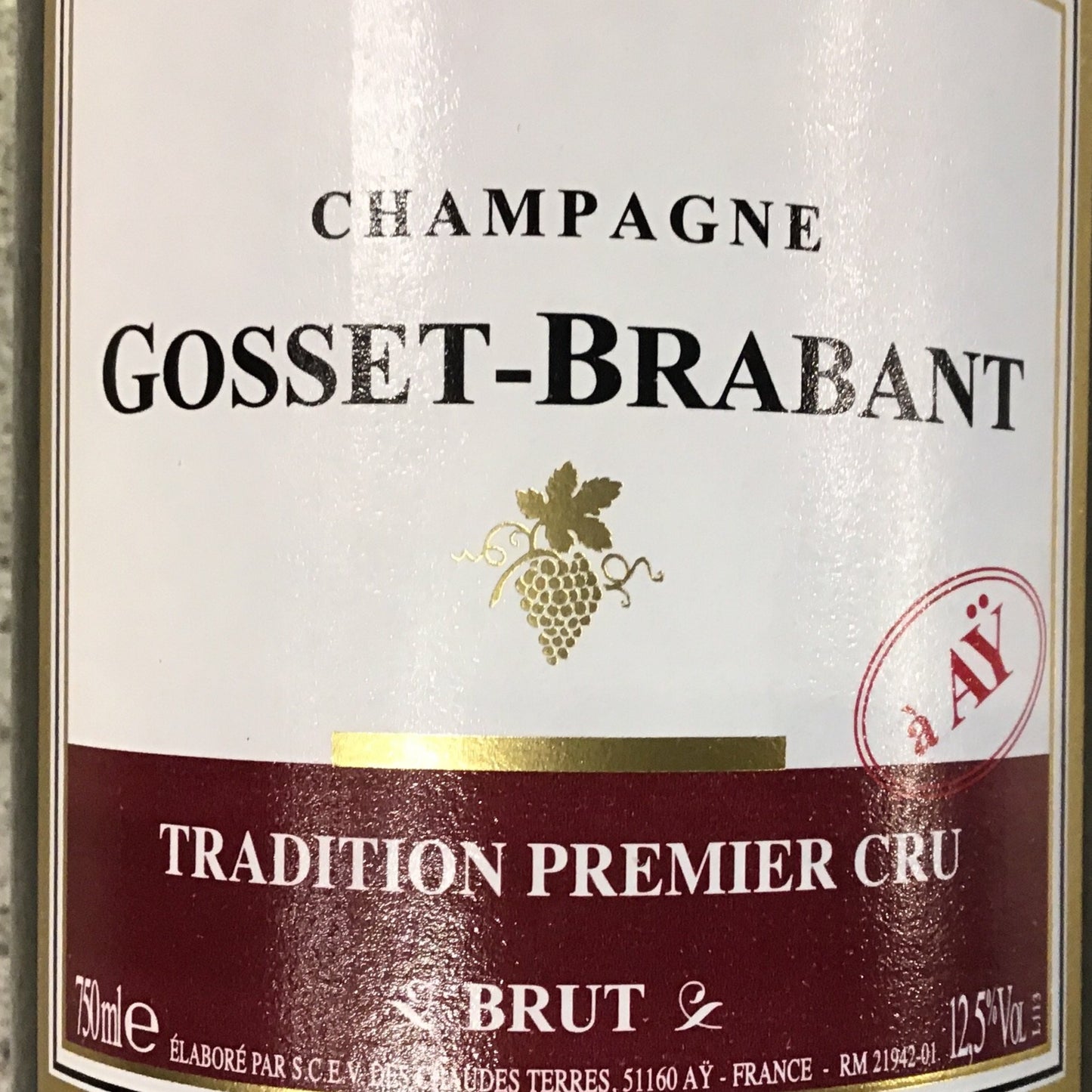Gosset-Brabant 'Tradition Premier Cru' - Champagne Brut
