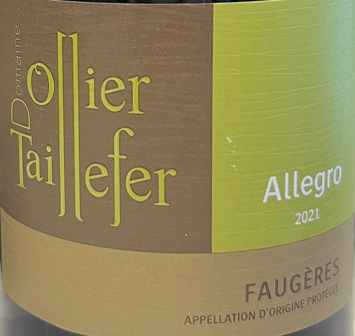 Ollier Taillefer 'Allegro' - Faugeres Blanc