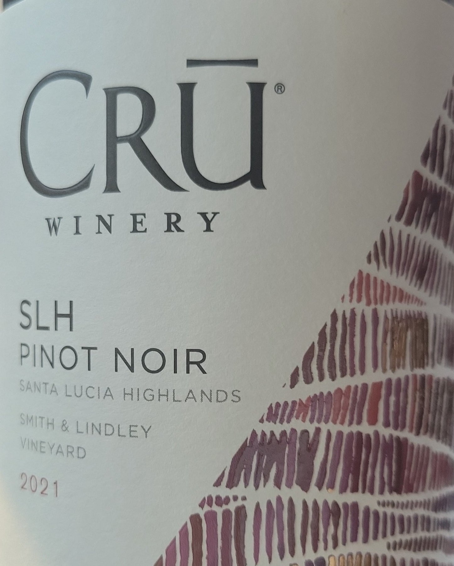 Cru Winery 'SLH' - Pinot Noir