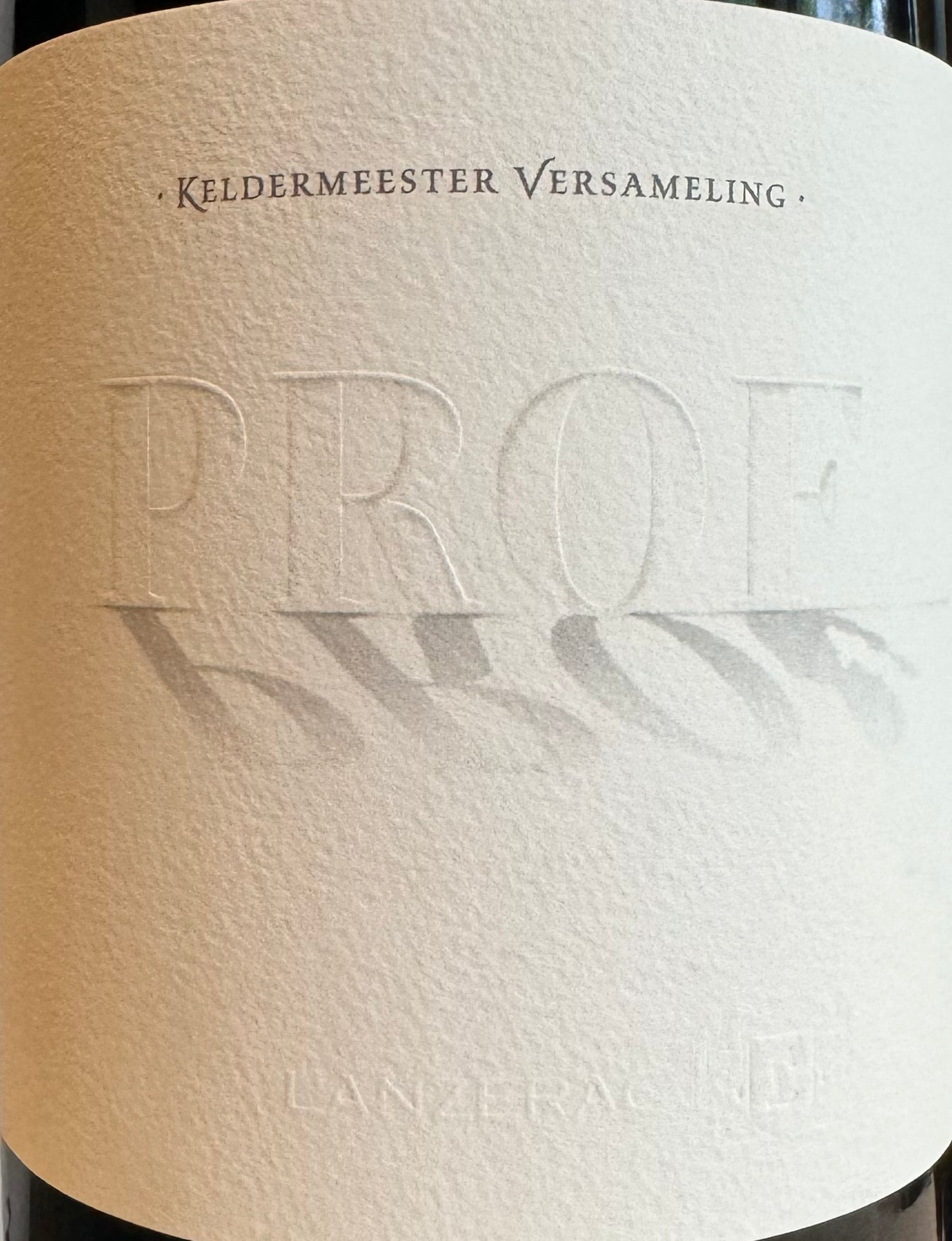 Lanzerac 'Prof' - Red Blend