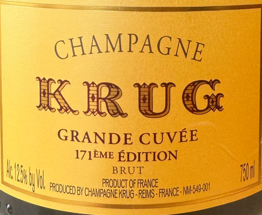 Krug 'Grande Cuvee' - Champagne 171st Edition