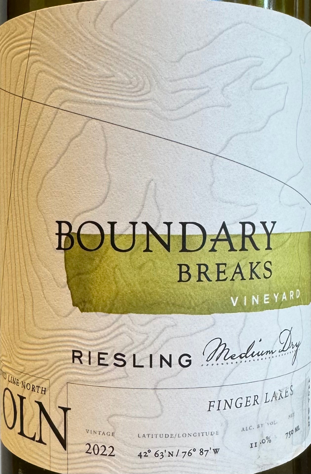 Boundary Breaks 'OLN' - Riesling