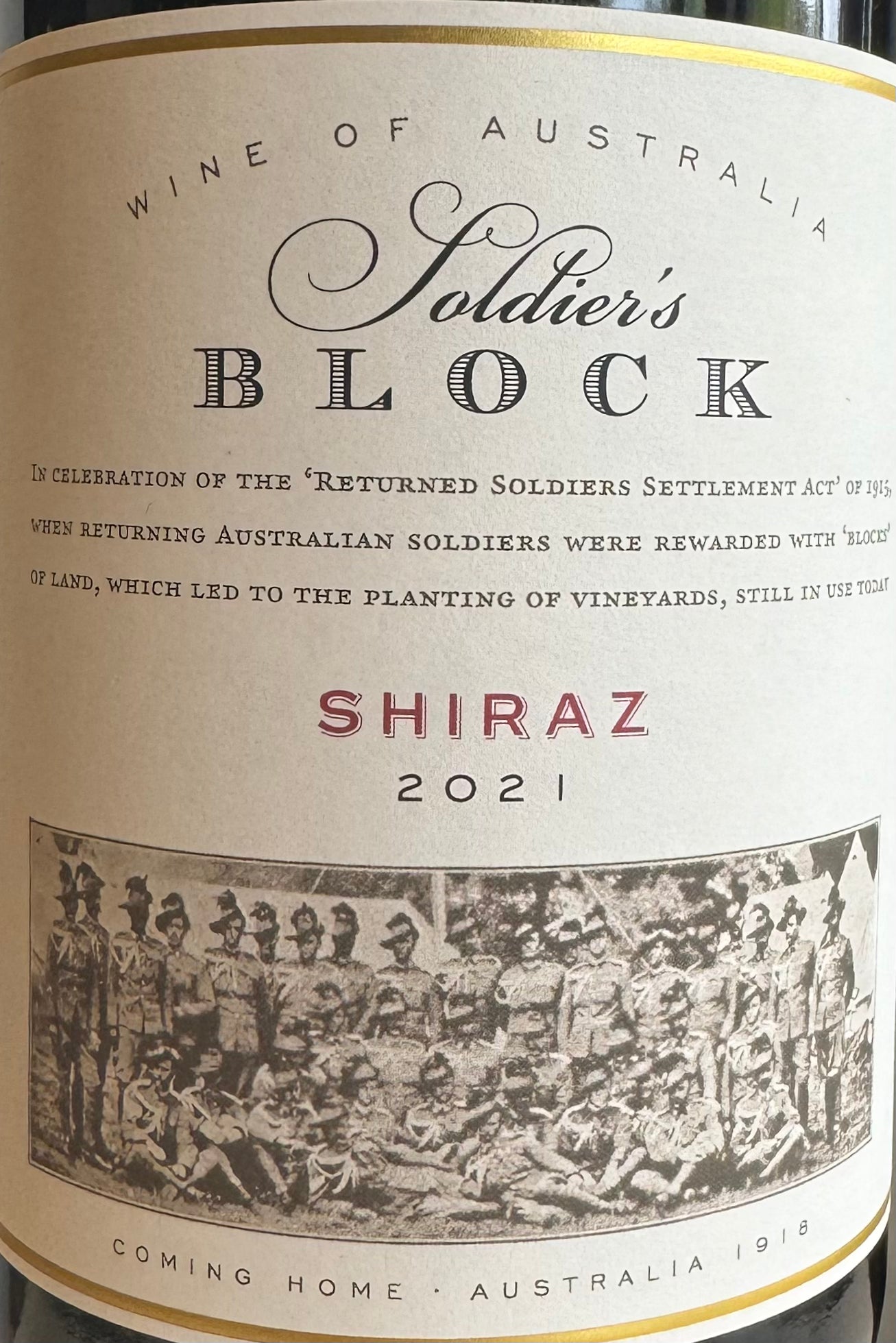 Soldier's Block - Shiraz - Victoria