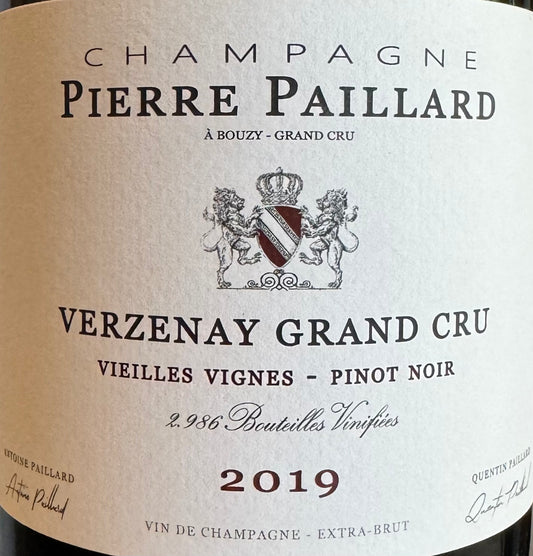 Pierre Paillard 'Vielles Vignes' - Verzenay Grand Cru - 2019