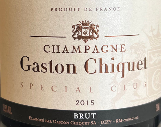 Gaston Chiquet 'Special Club' - Brut 2015