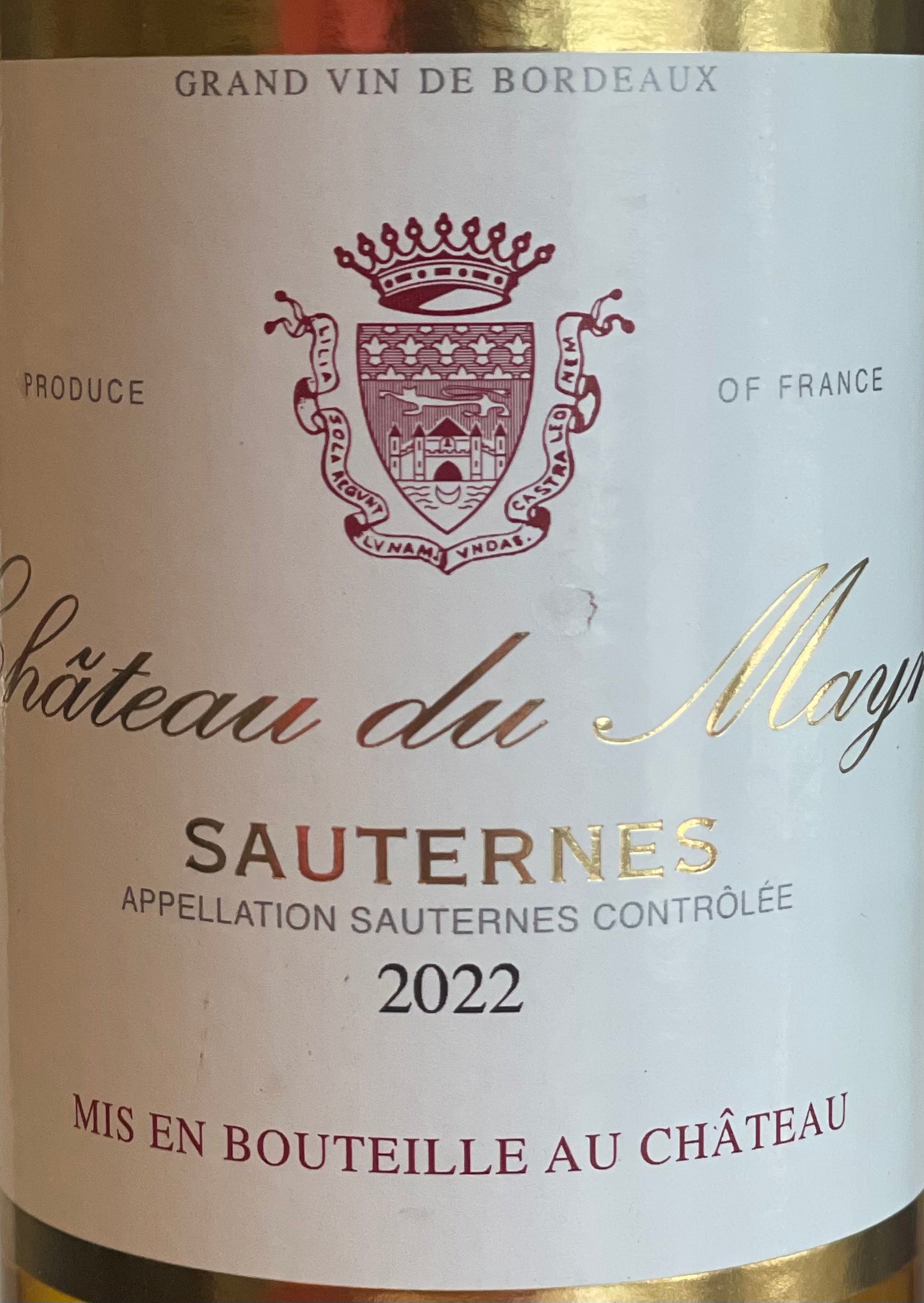 Chateau du Mayne Sauternes