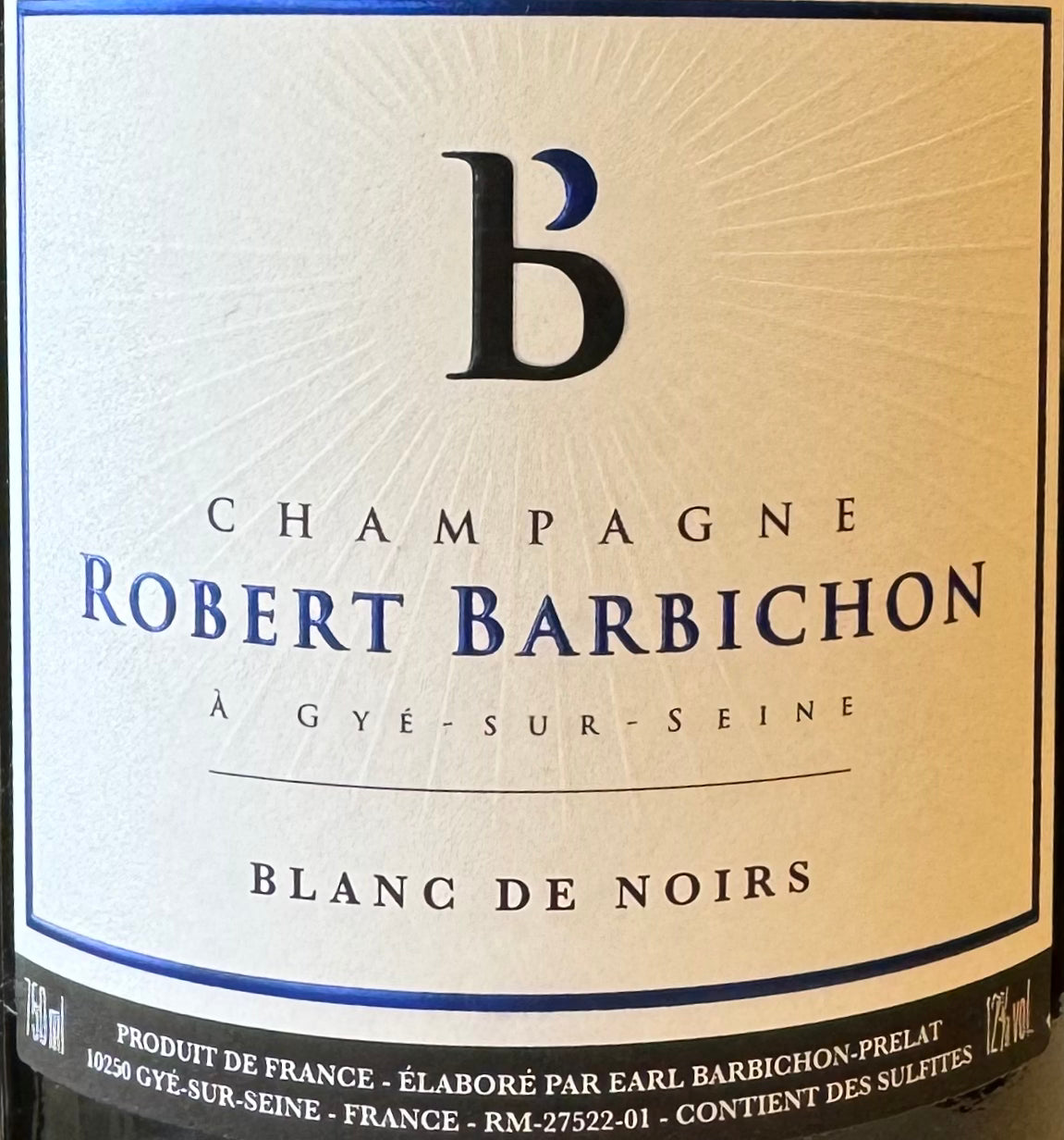 Robert Barbichon - Blanc de Noirs - Champagne