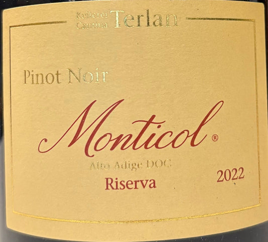 Cantina Terlan 'Monticol' - Pinot Noir
