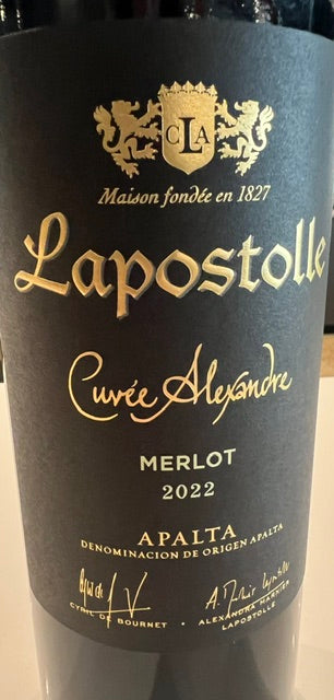 Lapostolle- 'Cuvee Alexandre' -Merlot