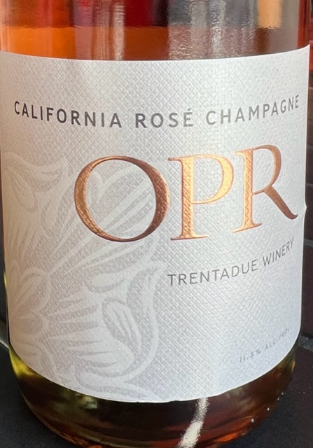 Trentadue Winery 'OPR'- Rose Champagne