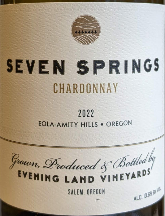 Evening Land 'Seven Springs' - Chardonnay