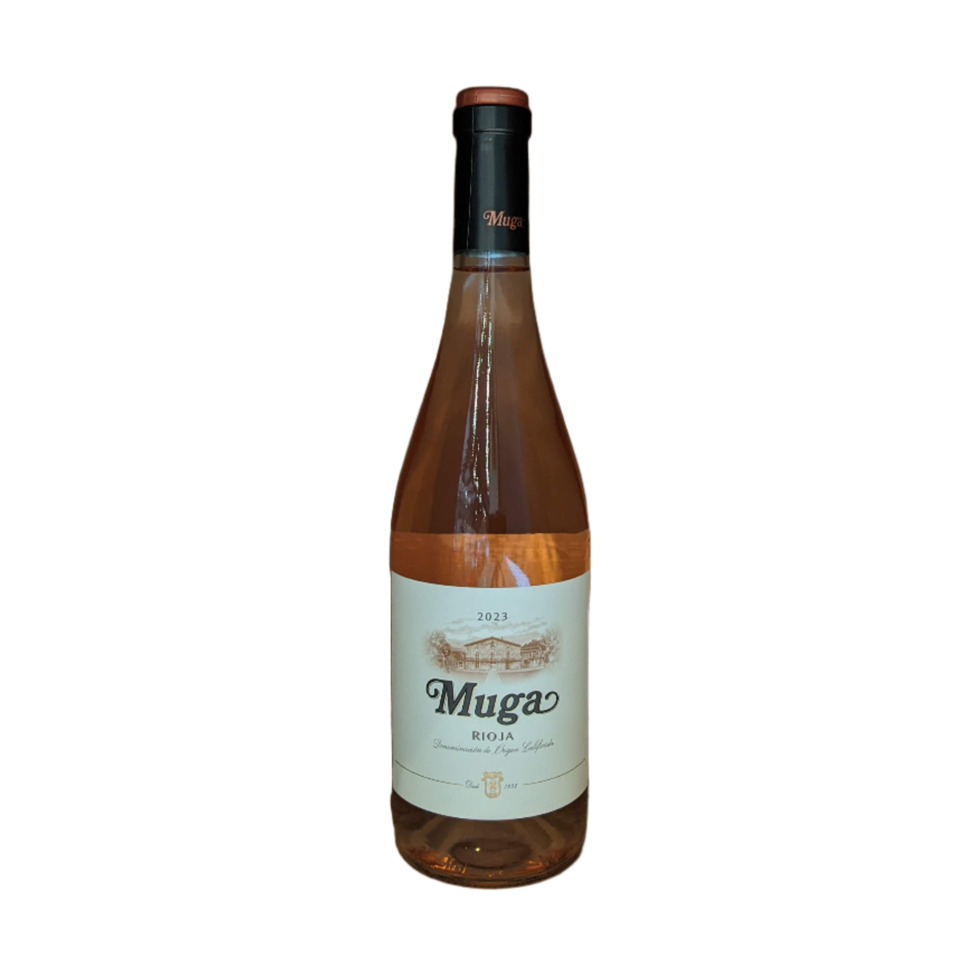 Front of bottle: 2023 Muga - Rose from Rioja, Spain