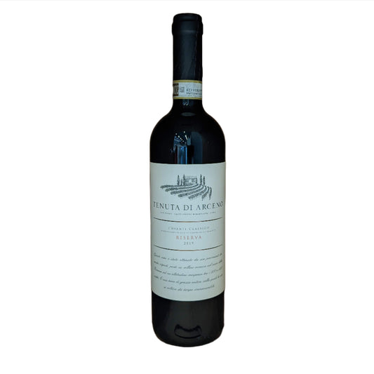 Front of bottle: 2019 Tenuta di Arceno - Chianti Classico Riserva from Tuscany, Italy