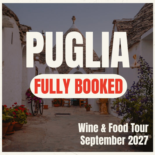 Puglia Wine and Cooking Experience Tour - September 2027 Deposit