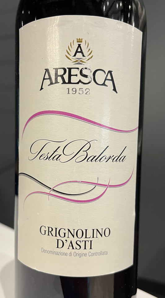 Aresca 'Testa Balorda'   Grignolino d'Asti