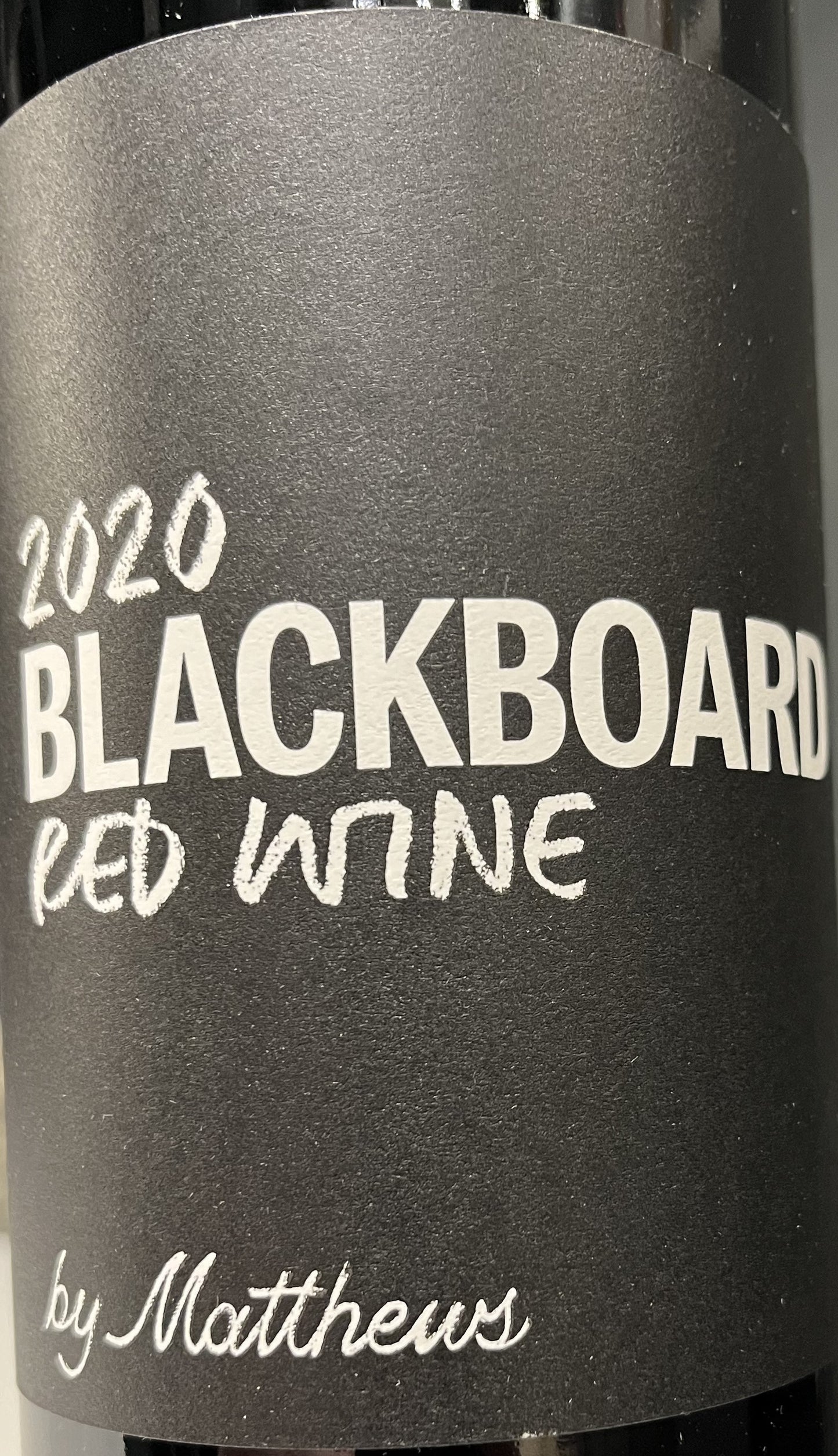 Matthew's "Blackboard" - Red Blend