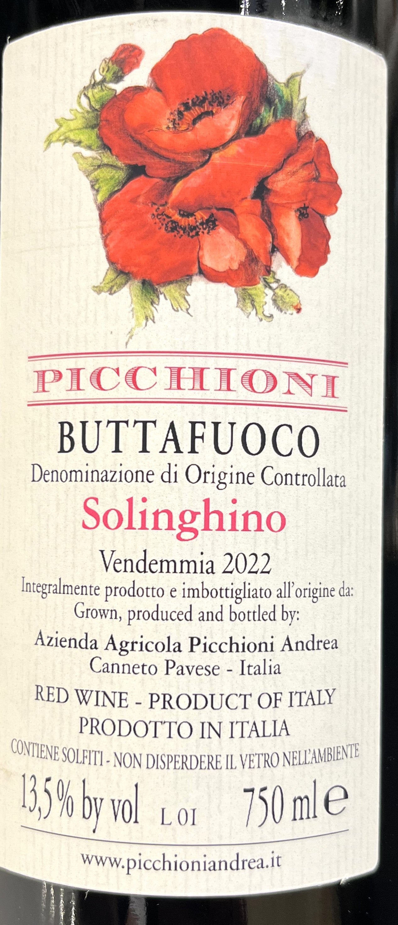 Picchioni  'Buttafuoco'  Red Blend