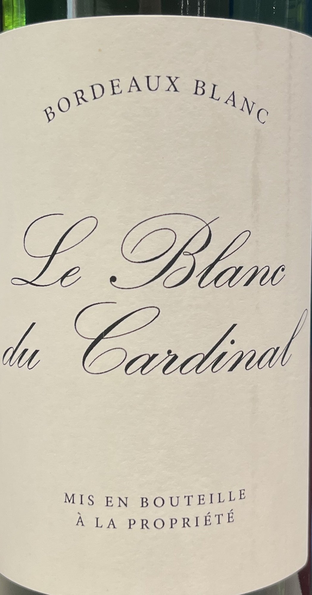 Le Blanc du Cardinal - Sauvignon Blanc