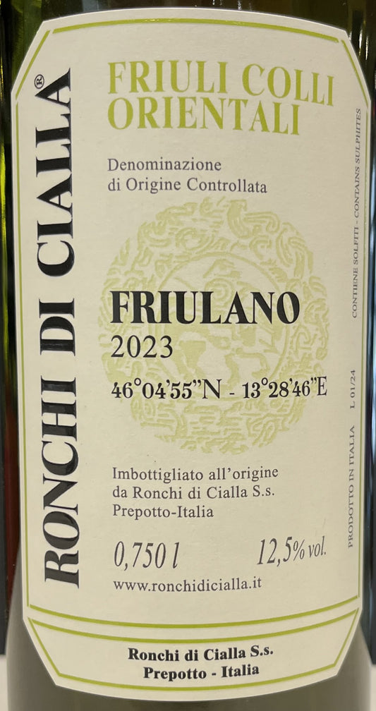 Ronchi di Cialla - Friulano