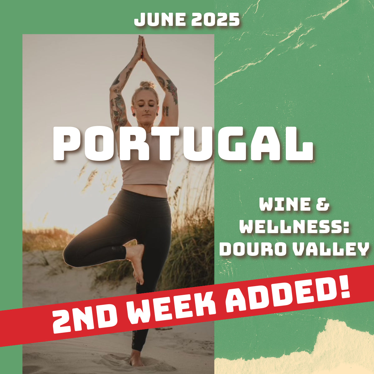 NEW 2nd Week Portugal Wine and Wellness Tour - June 2025 DEPOSIT