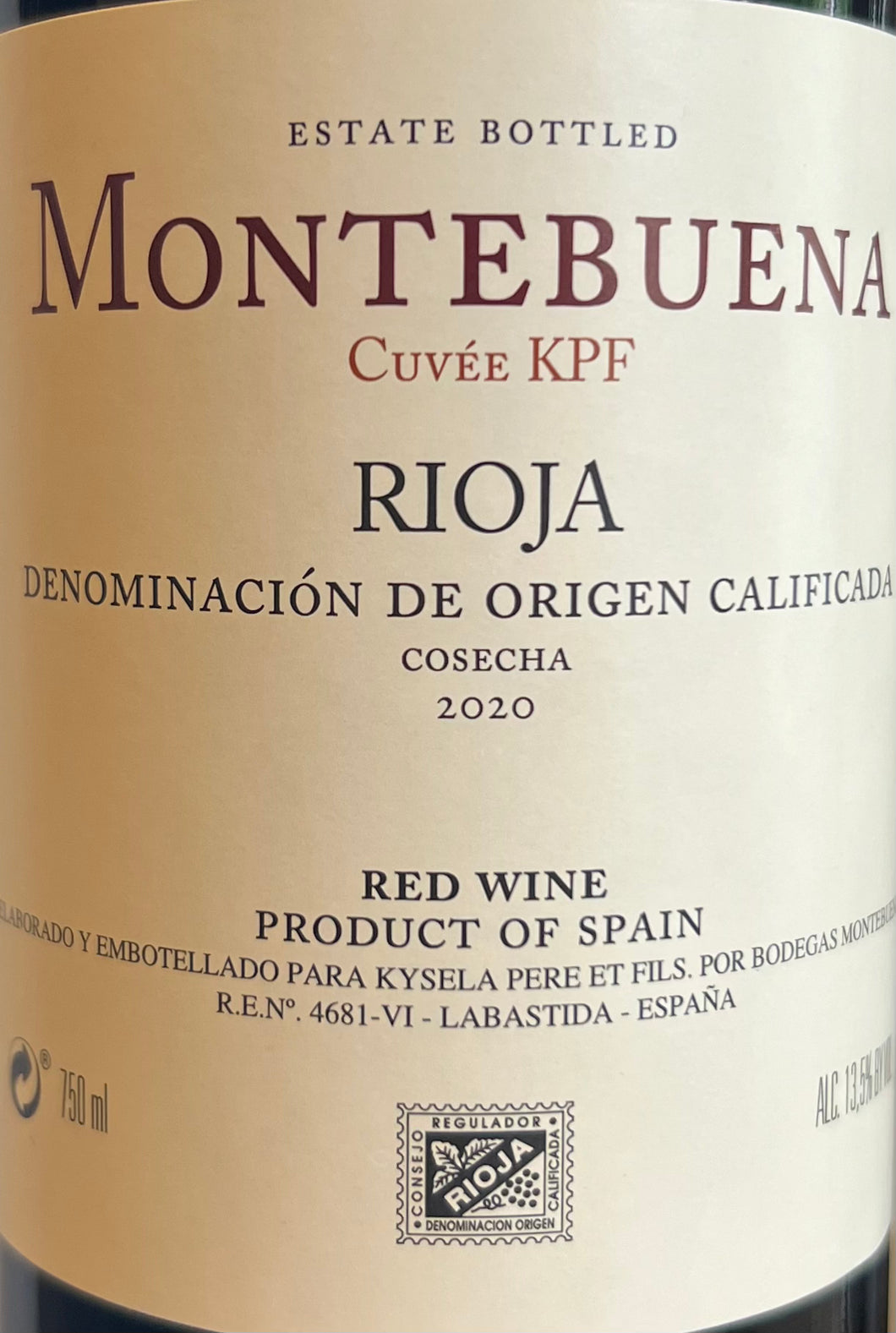 Montebuena 'Cuvee KPF' - Rioja
