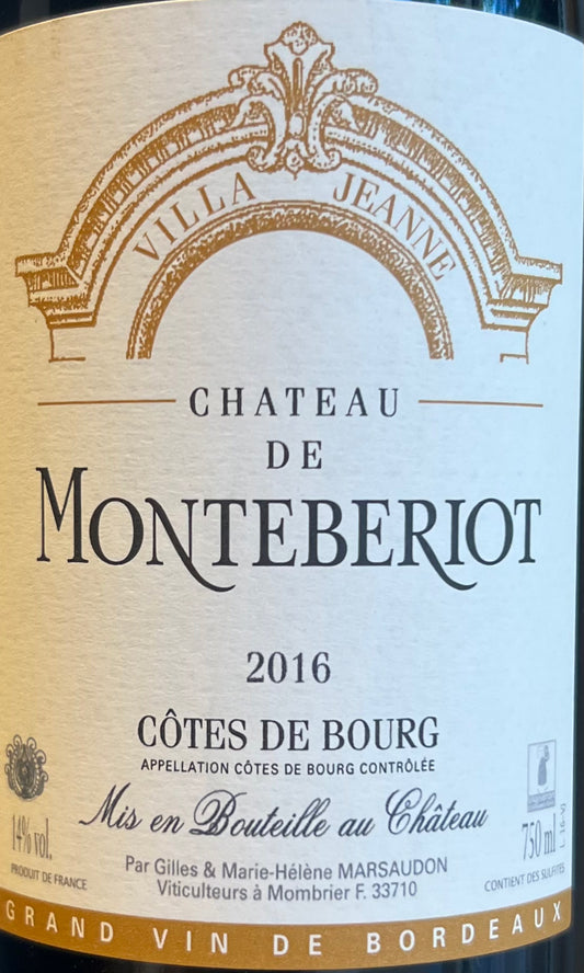 Chateau de Monteberiot - Cotes de Bourg